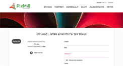 Desktop Screenshot of pixload.pixmill.fi